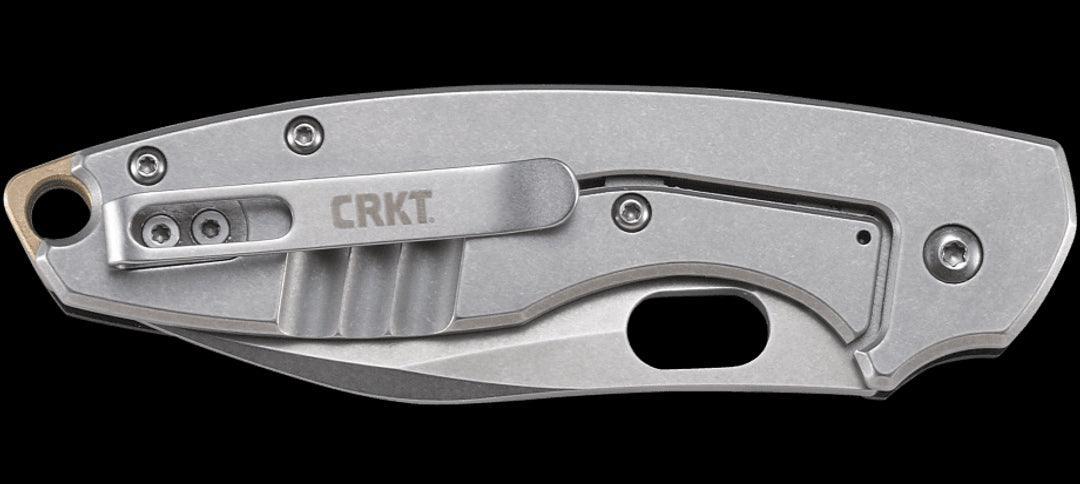 CRKT 5317D2 Pilar III Folding Knife 2.967" D2 Stonewashed Plain Blade, Black G10 - NORTH RIVER OUTDOORS