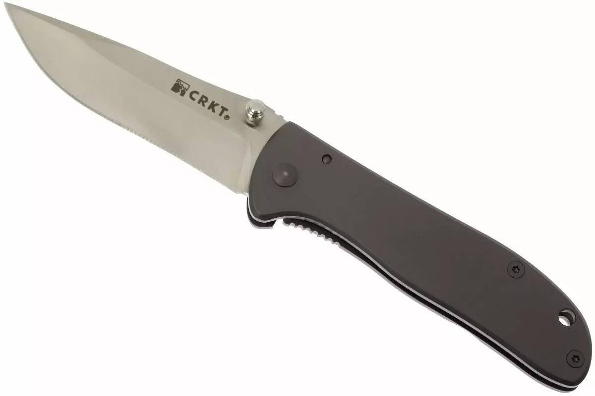CRKT 6450S Drifter Folding Knife 2.88" D2 Stainless Steel Handles Frame Lock - NORTH RIVER OUTDOORS