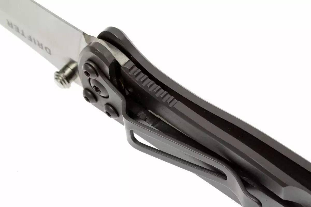 CRKT 6450S Drifter Folding Knife 2.88" D2 Stainless Steel Handles Frame Lock - NORTH RIVER OUTDOORS