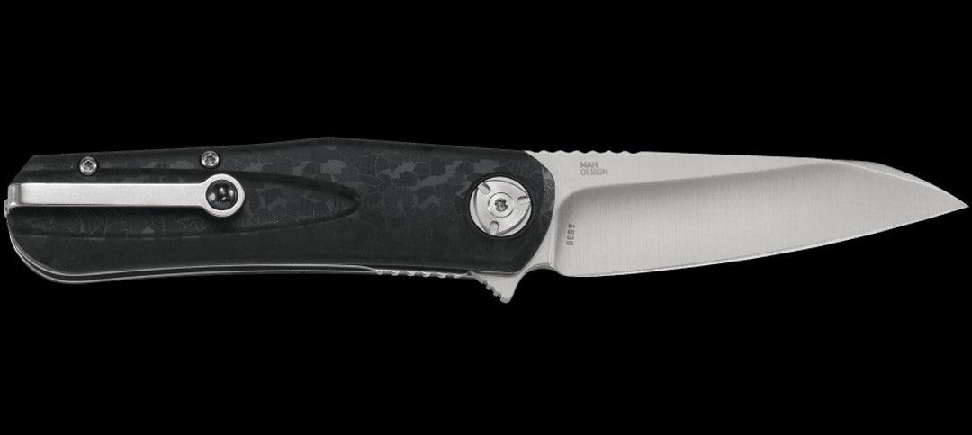 CRKT 6535 Liong Mah Mah-Hawk Assisted Flipper Knife 3.19" D2 Satin Modified Sheepsfoot, - NORTH RIVER OUTDOORS