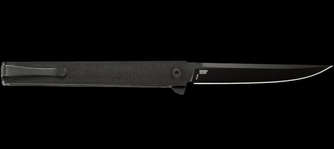 CRKT 7097K CEO Flipper Knife 3.35" Black Blade, Handles - NORTH RIVER OUTDOORS