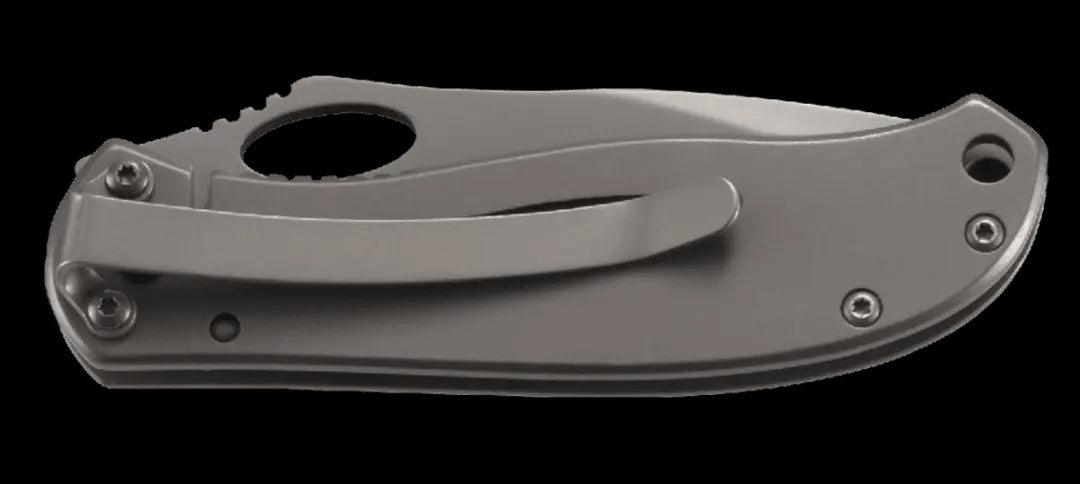 CRKT Pazoda 2 Folding Knife 2.125" Plain Blade, Stainless Steel Handles - NORTH RIVER OUTDOORS