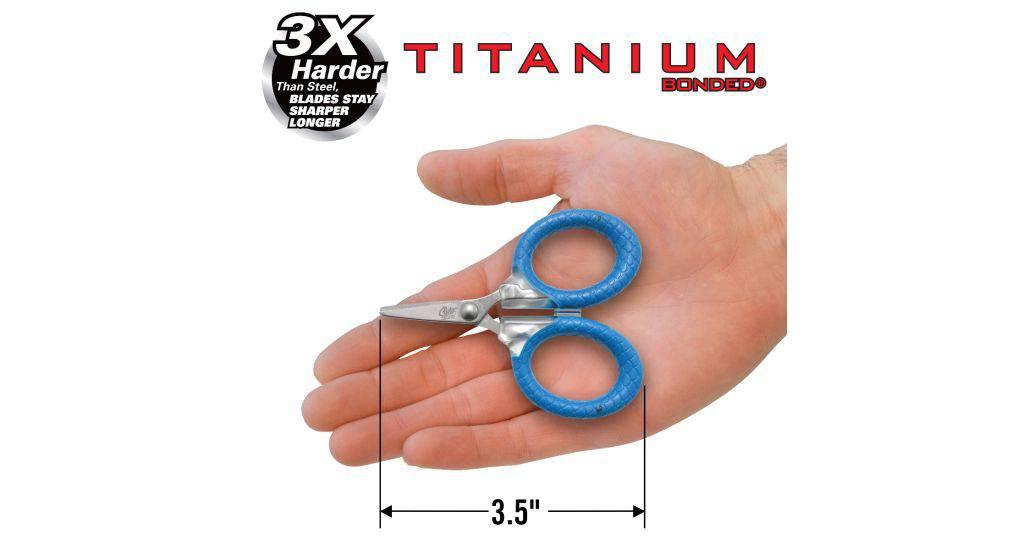 Cuda 3" Titanium Bonded Micro Scissors - NORTH RIVER OUTDOORS