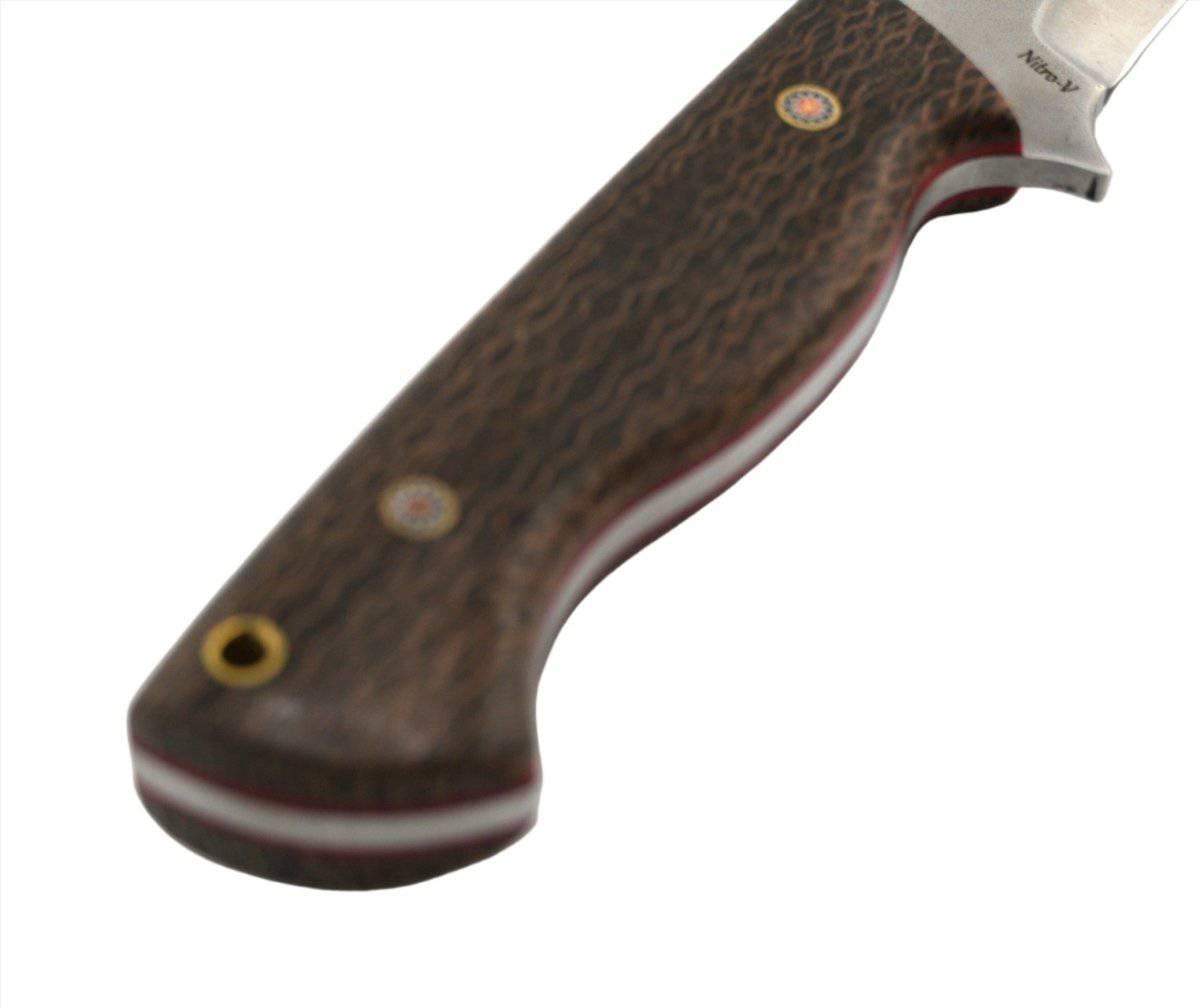 CUR Custom Kestrel Fixed Blade Maple Handle Mosaic Pins (USA) - NORTH RIVER OUTDOORS