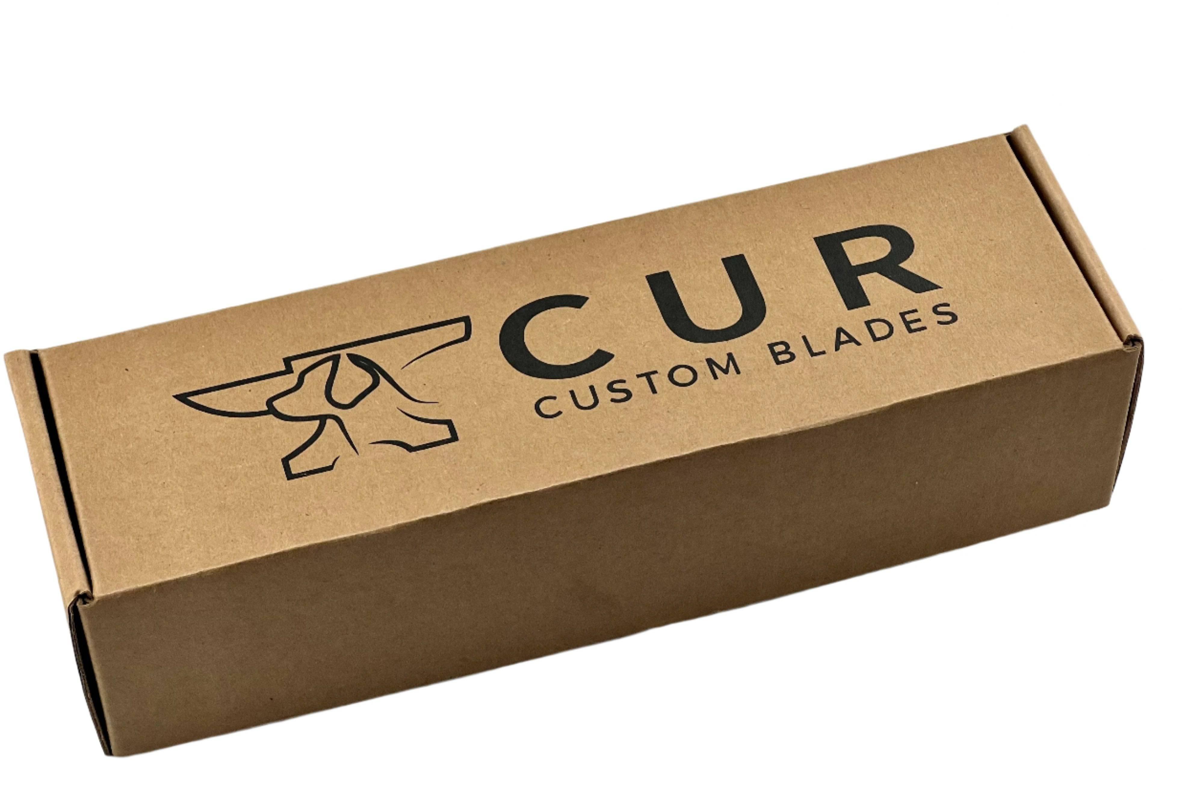 CUR Custom Kestrel Fixed Blade with Salted Maple Handle Mosaic Pins (USA) - NORTH RIVER OUTDOORS