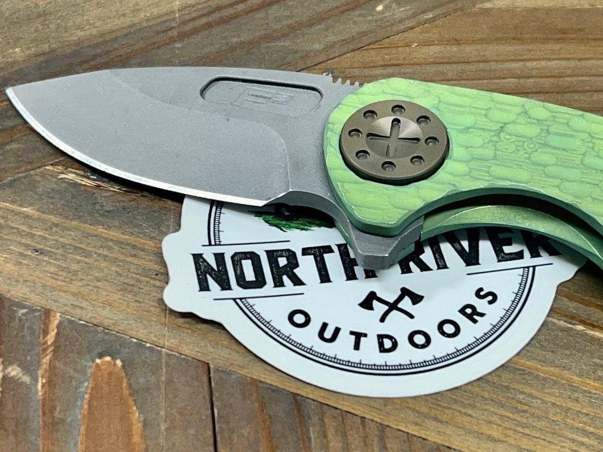 Curtiss F3 Compact Slicer Flipper FJ-Mill Handles SW MagnaCut Blasted Ti HW (USA) - NORTH RIVER OUTDOORS