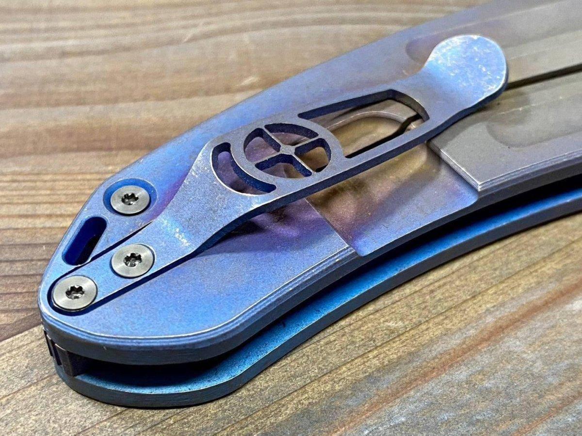 Curtiss F3 Large Slicer Flipper Slim MagnaCut Stonewash Ball Mill Ombre Bronze (USA) - NORTH RIVER OUTDOORS