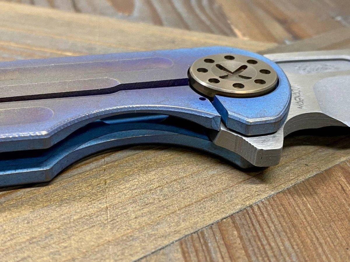 Curtiss F3 Large Spanto Flipper Slim MagnaCut Stonewash Ball Mill Ombre Bronze (USA) - NORTH RIVER OUTDOORS