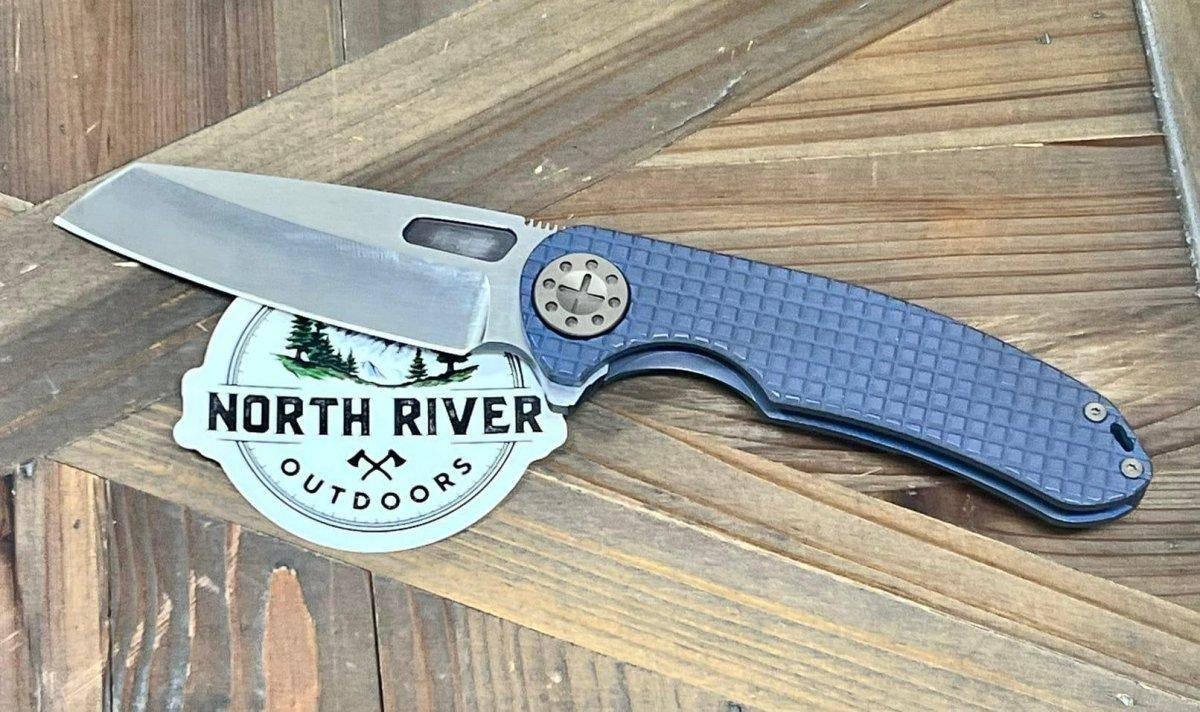Curtiss F3 Large Wharny Flipper MagnaCut Stonewash Frag-Mill Titanium Bronze (USA) - NORTH RIVER OUTDOORS