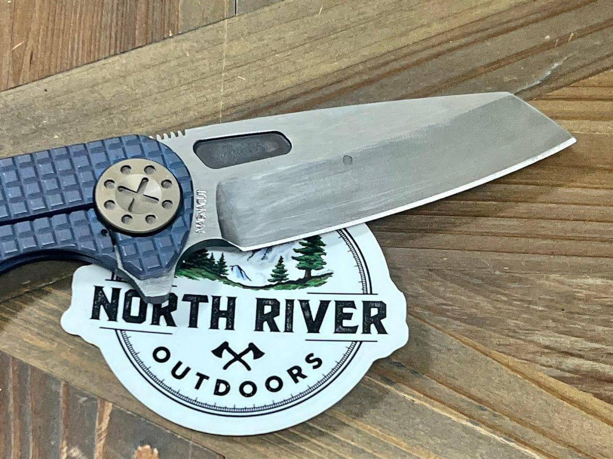 Curtiss F3 Large Wharny Flipper MagnaCut Stonewash Frag-Mill Titanium Bronze (USA) - NORTH RIVER OUTDOORS