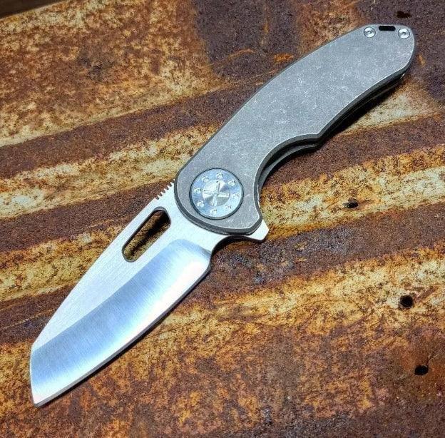 Curtiss F3 Medium Flipper Knife 3.25" CTS-XHP Wharncliffe - F3 Medium WH/FL - NORTH RIVER OUTDOORS