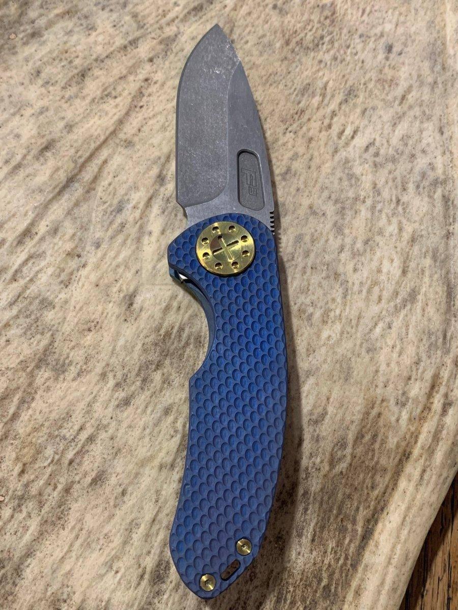 Curtiss F3 Medium Slicer Non Flipper Slim MagnaCut Midnight Blue Limited Editon SPM Mill (USA) - NORTH RIVER OUTDOORS