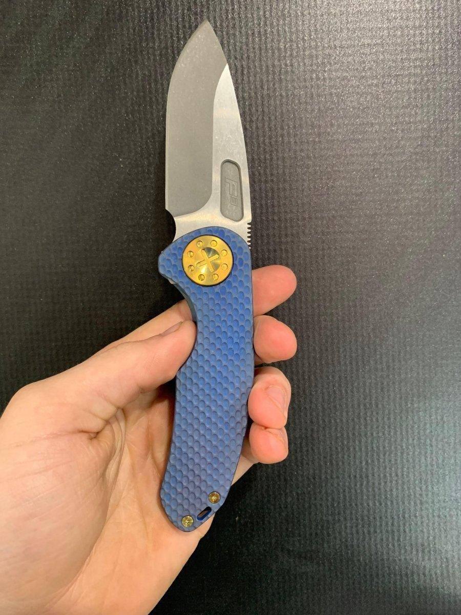 Curtiss F3 Medium Slicer Non Flipper Slim MagnaCut Midnight Blue Limited Editon SPM Mill (USA) - NORTH RIVER OUTDOORS