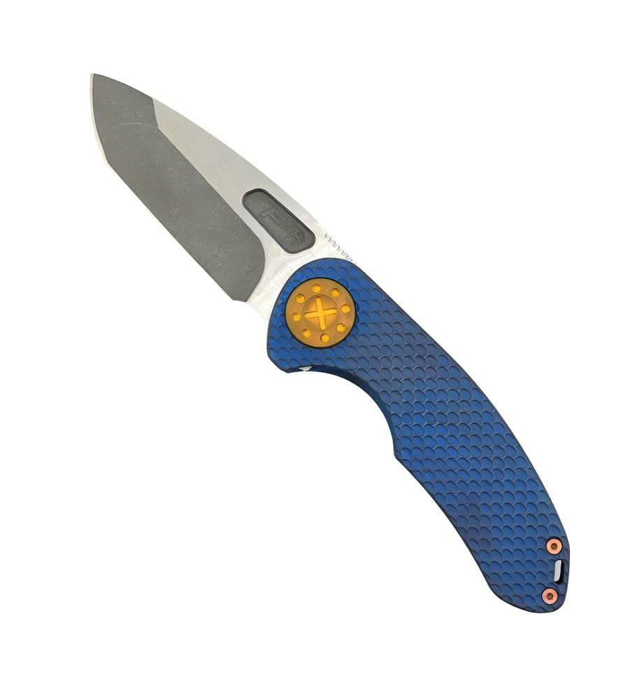Curtiss F3 Medium Spanto Non Flipper Slim MagnaCut Stonewash SPM Mill "Blue Bird" (USA) - NORTH RIVER OUTDOORS