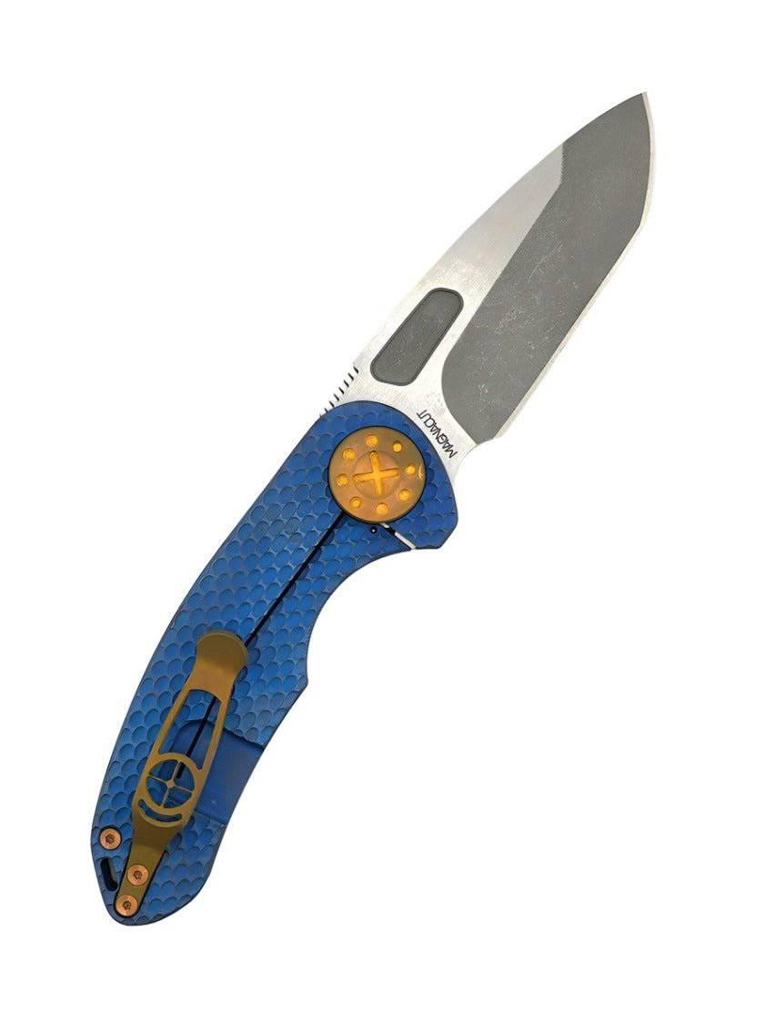 Curtiss F3 Medium Spanto Non Flipper Slim MagnaCut Stonewash SPM Mill "Blue Bird" (USA) - NORTH RIVER OUTDOORS