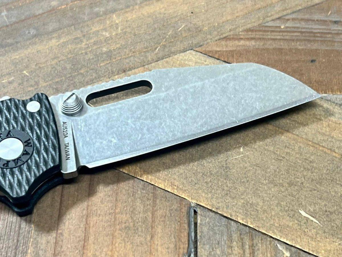 Andrew Demko AD20.5 Shark Lock 205F22 Block Folding Knife AUS-10A Sheepsfoot - NORTH RIVER OUTDOORS