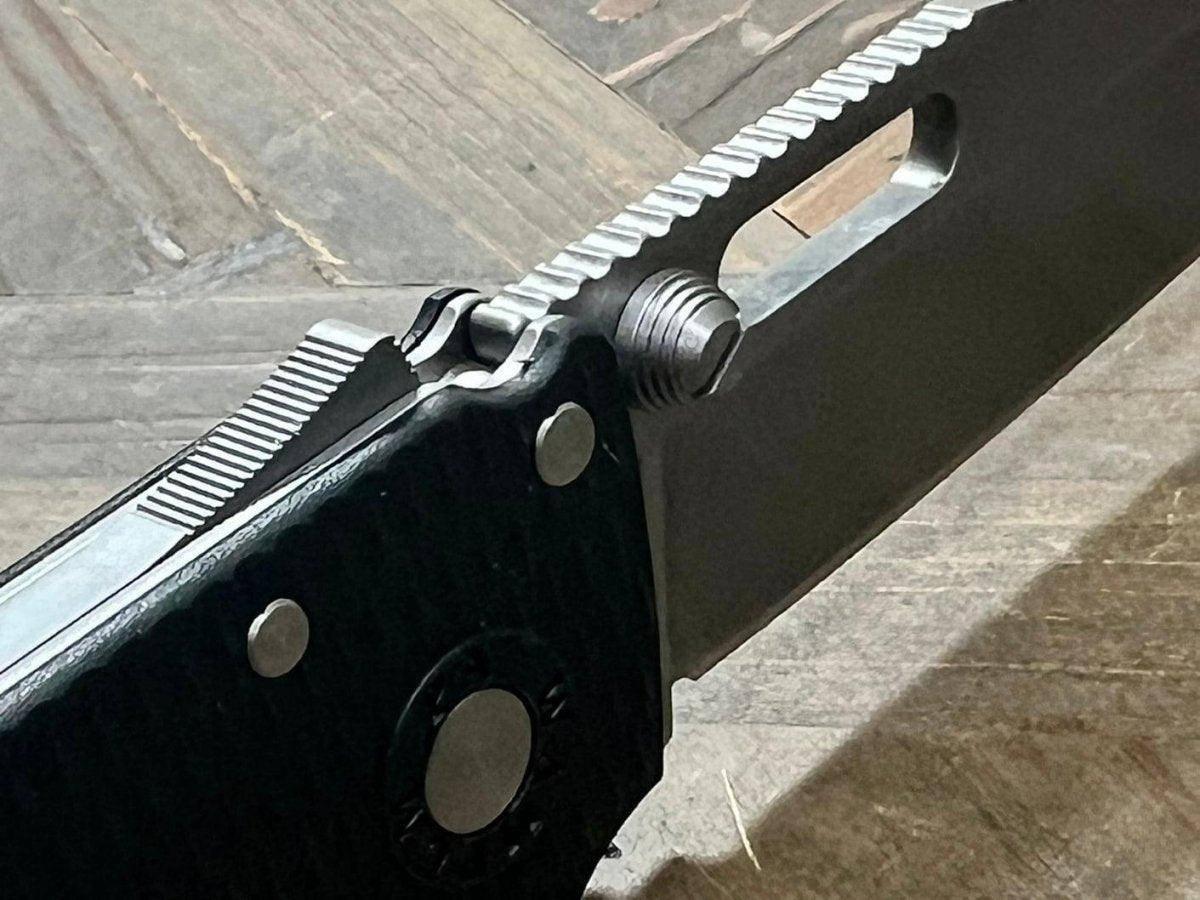 Andrew Demko AD20.5 Shark Lock 205F22 Block Folding Knife AUS-10A Sheepsfoot - NORTH RIVER OUTDOORS