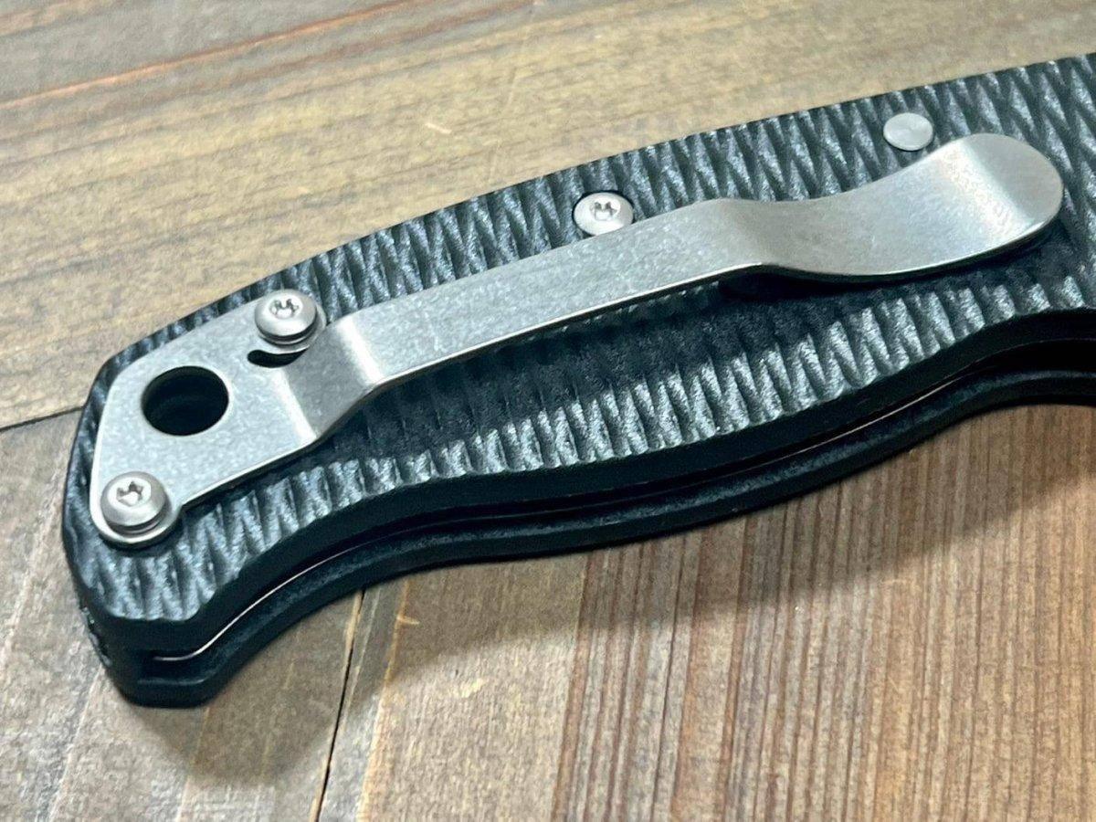 Andrew Demko AD20.5 Shark Lock 205F22 Block Folding Knife AUS-10A Sheepsfoot - NORTH RIVER OUTDOORS