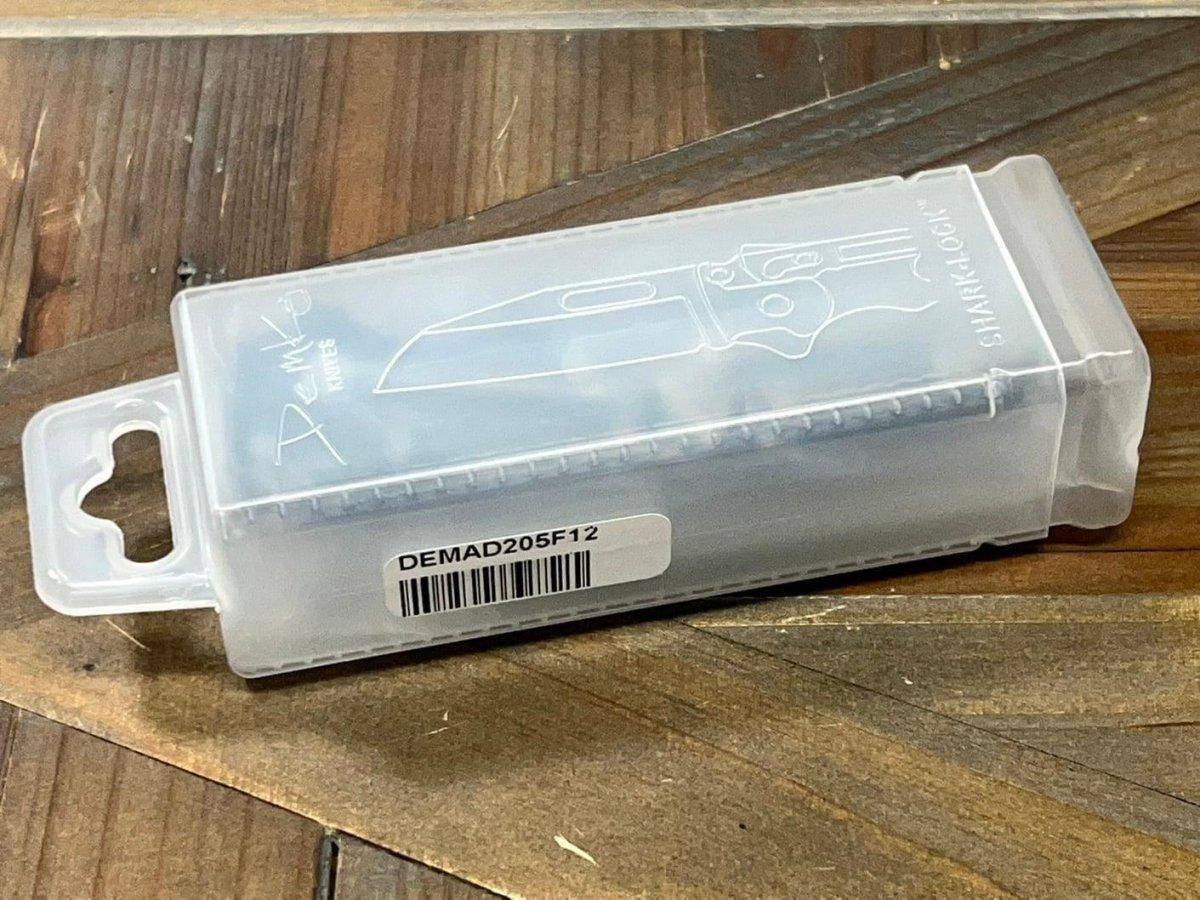 Demko AD 20.5 Shark Lock 205F12 Black Folding Knife AUS-10A Clip Point - NORTH RIVER OUTDOORS