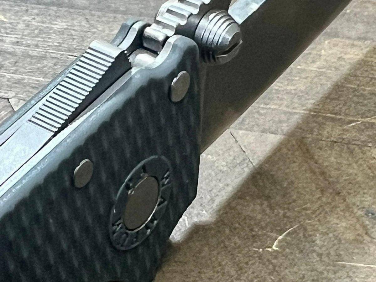 Demko AD 20.5 Shark Lock 20F2102 Grey Folding Knife AUS-10A Clip Point - NORTH RIVER OUTDOORS