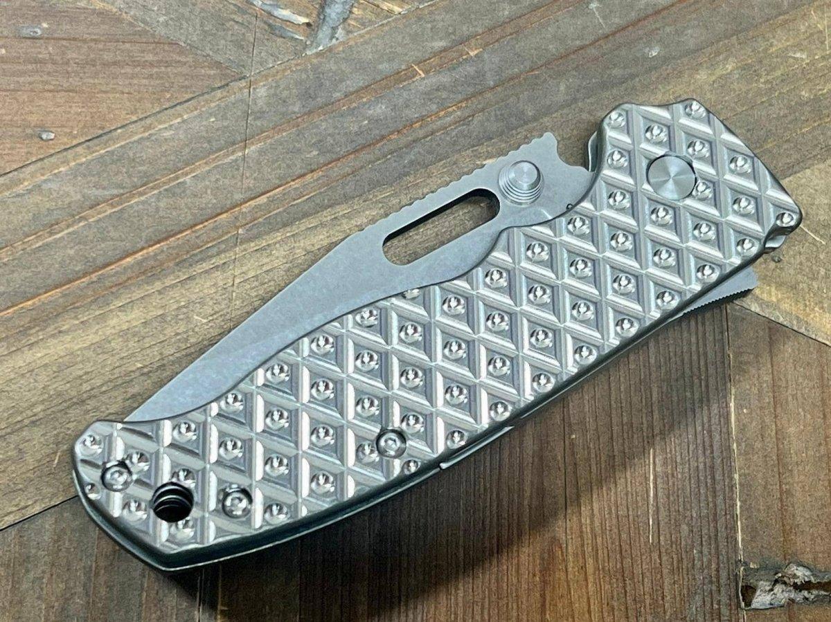 Demko Custom AD20.5 Shark Lock Folding Knife 3" S35VN Clip Point Bitrate Titanium Handles - NORTH RIVER OUTDOORS