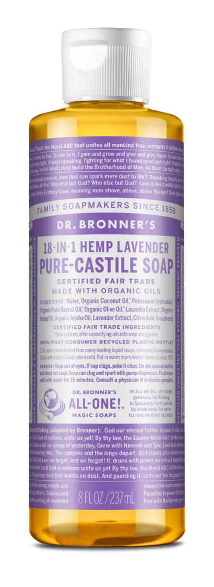 Dr. Bronner's Organic Liquid Soap 8 oz - NORTH RIVER OUTDOORS