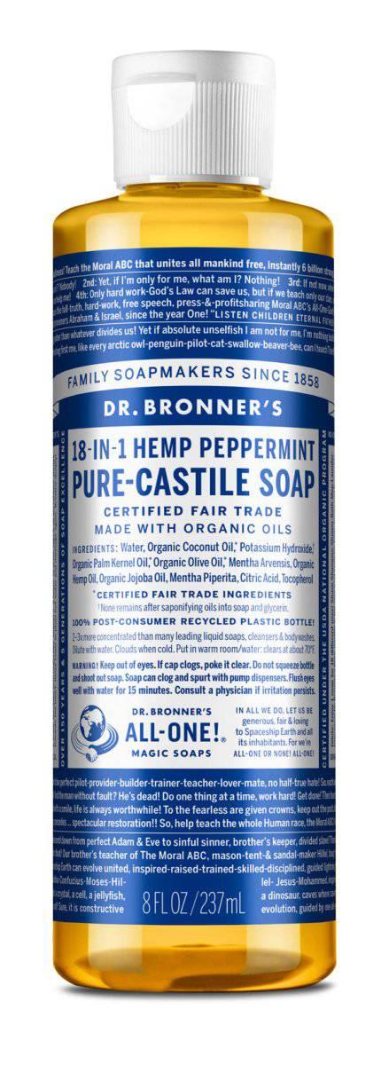 Dr. Bronner's Organic Liquid Soap 8 oz - NORTH RIVER OUTDOORS