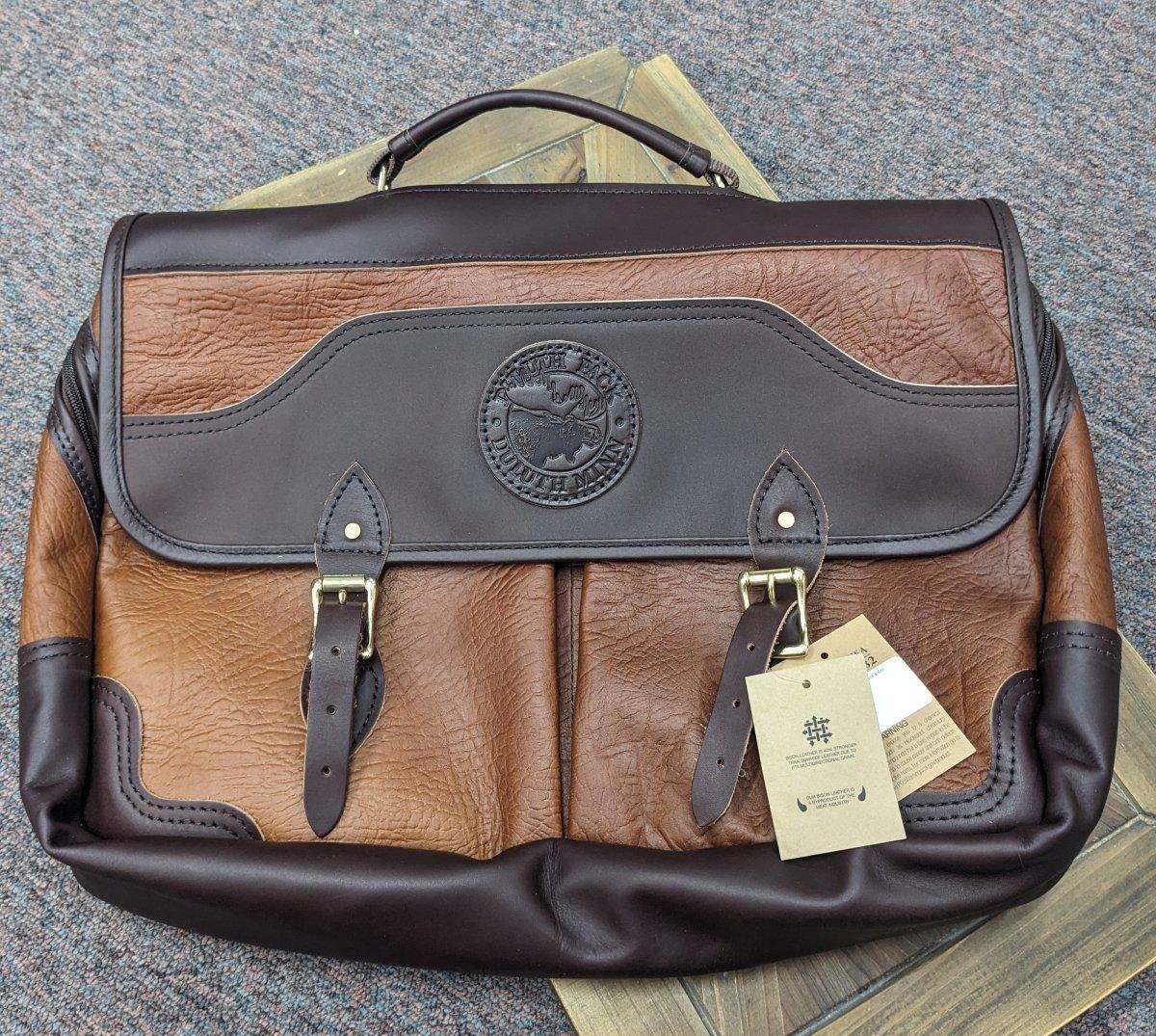 Duluth Briefcase Entrepreneur Bison Brown NORTH RIVER OUTDOORS