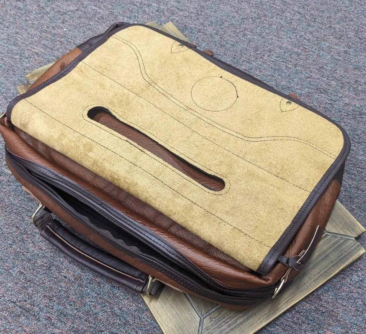 Duluth Briefcase Entrepreneur Bison Brown - NORTH RIVER OUTDOORS