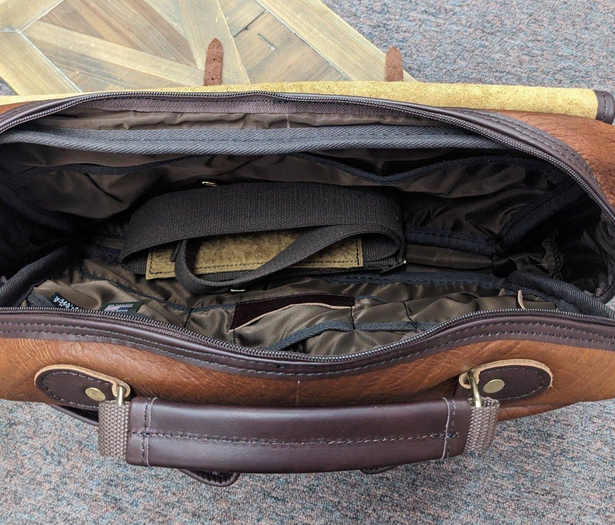 Duluth Briefcase Entrepreneur Bison Brown - NORTH RIVER OUTDOORS