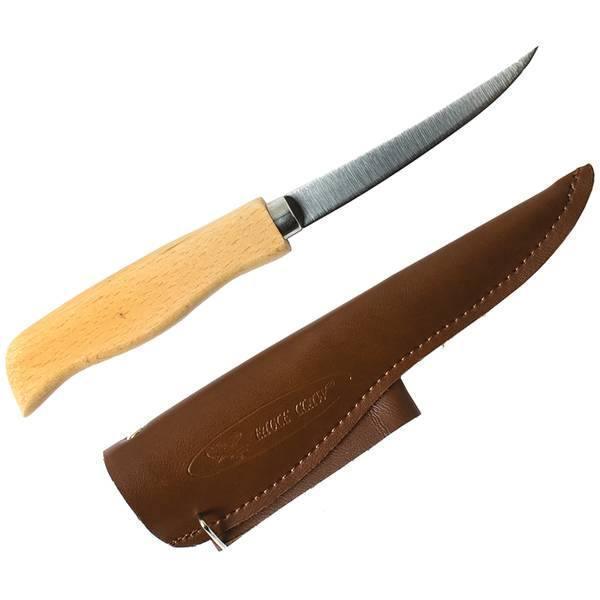 Eagle Claw 03050-002 Knife, Wood Handle Fillet, 6" Blade - NORTH RIVER OUTDOORS