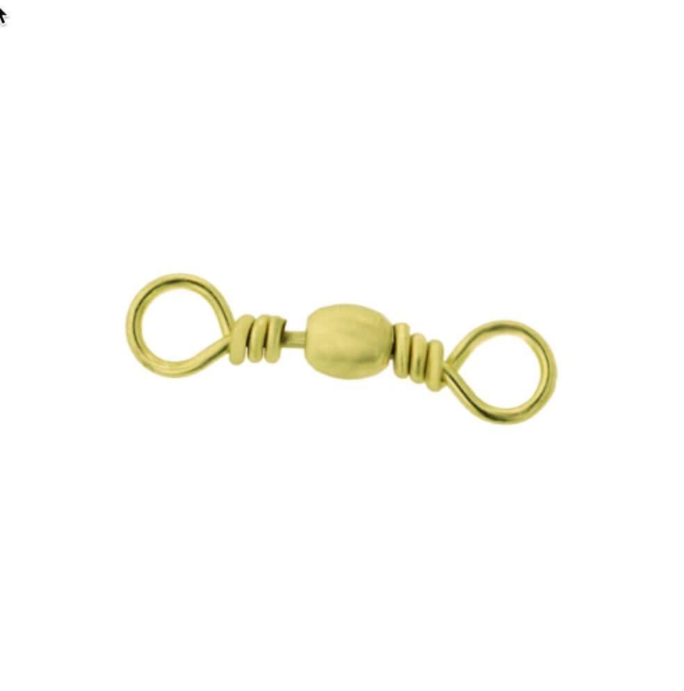 Eagle Claw Barrel Swivel-7 Brass 7pcs (01011-007) - NORTH RIVER OUTDOORS