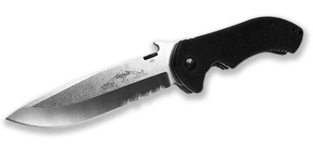Emerson Journeyman Knife Black G-10 - NORTH RIVER OUTDOORS