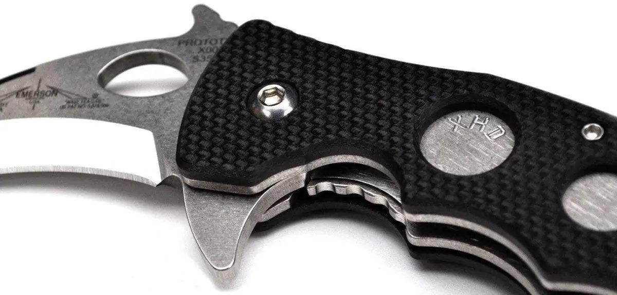Emerson Stonewash Combat Folding Karambit - NORTH RIVER OUTDOORS