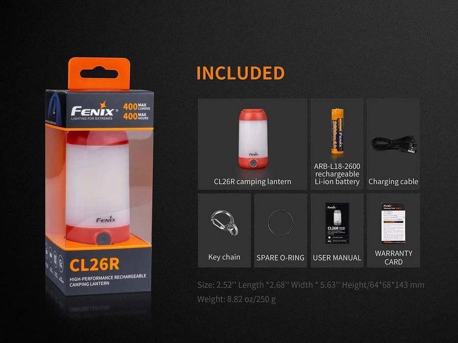 Fenix CL26R Rechargeable Camping Lantern - NORTH RIVER OUTDOORS