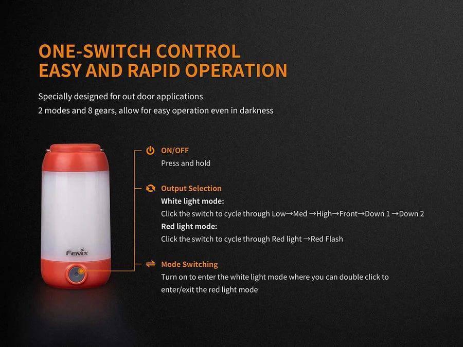 Fenix CL26R Rechargeable Camping Lantern - NORTH RIVER OUTDOORS