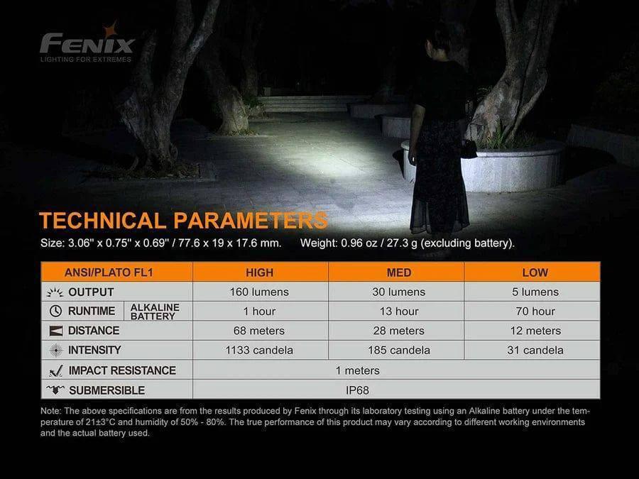 Fenix E12 V2.0 AA EDC Flashlight - NORTH RIVER OUTDOORS