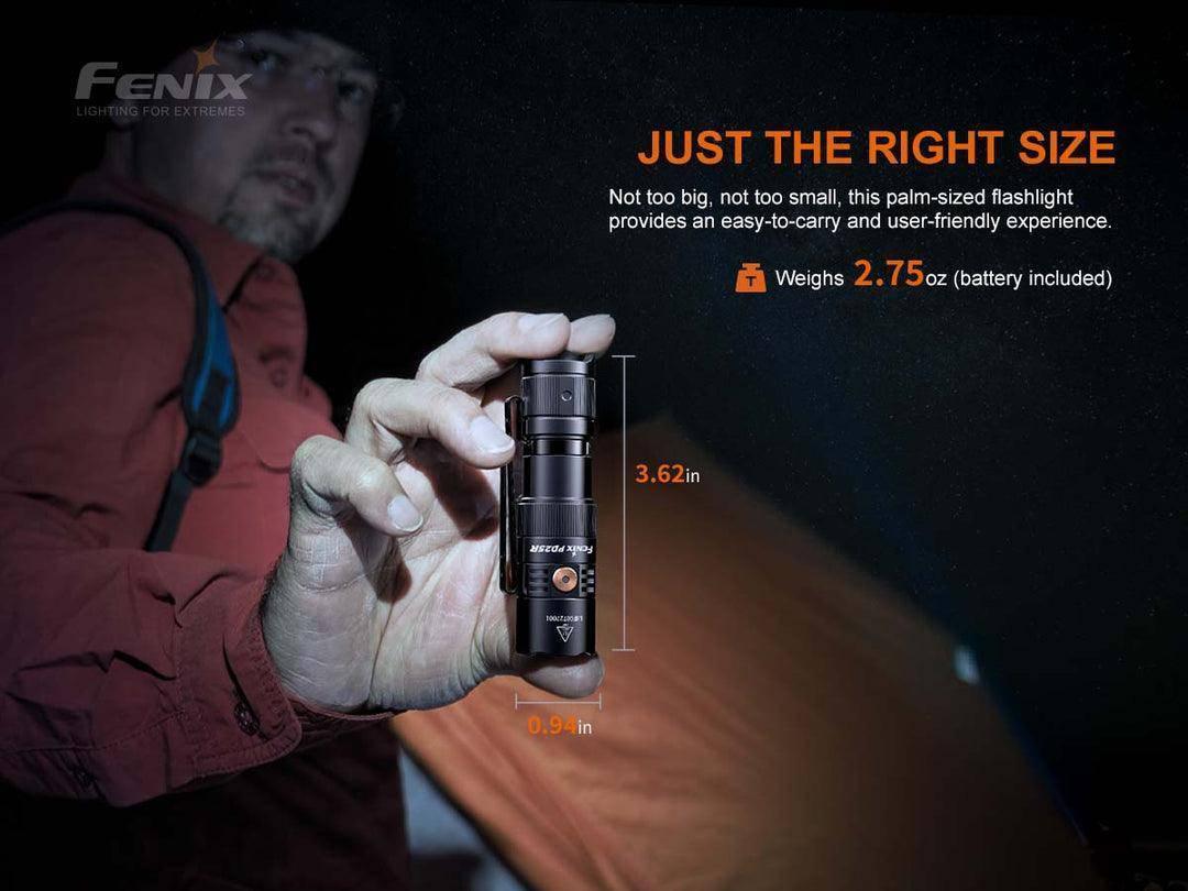 Fenix PD25R Rechargeable EDC Flashlight (USB-C 800 Lumen) - NORTH RIVER OUTDOORS