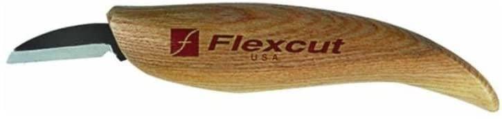 Flexcut Cutting Knife High Carbon Steel 1-1/4 inch Blade (KN12) - NORTH RIVER OUTDOORS