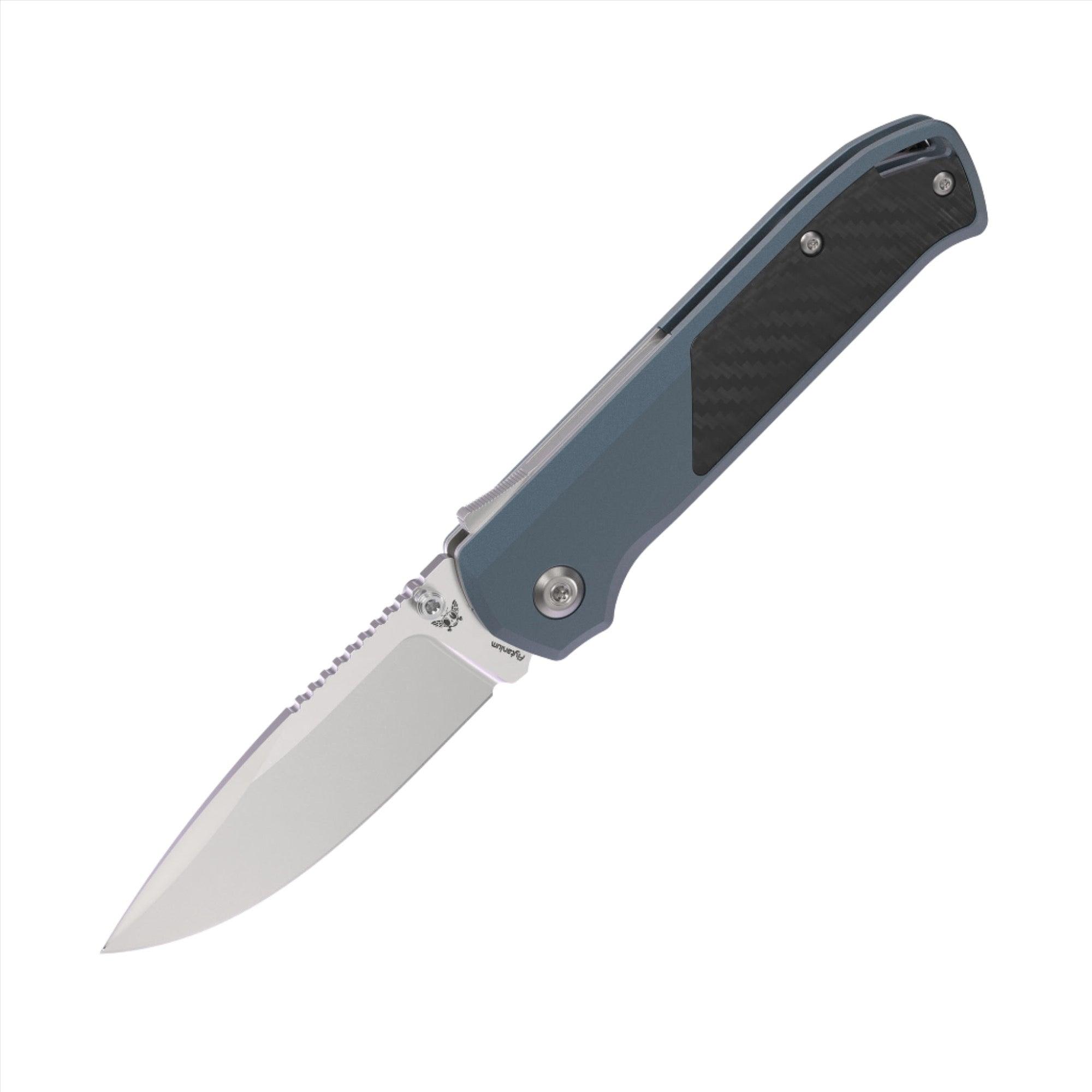 Flytanium Arcade Blue Carbon Knife (Taiwan) - NORTH RIVER OUTDOORS