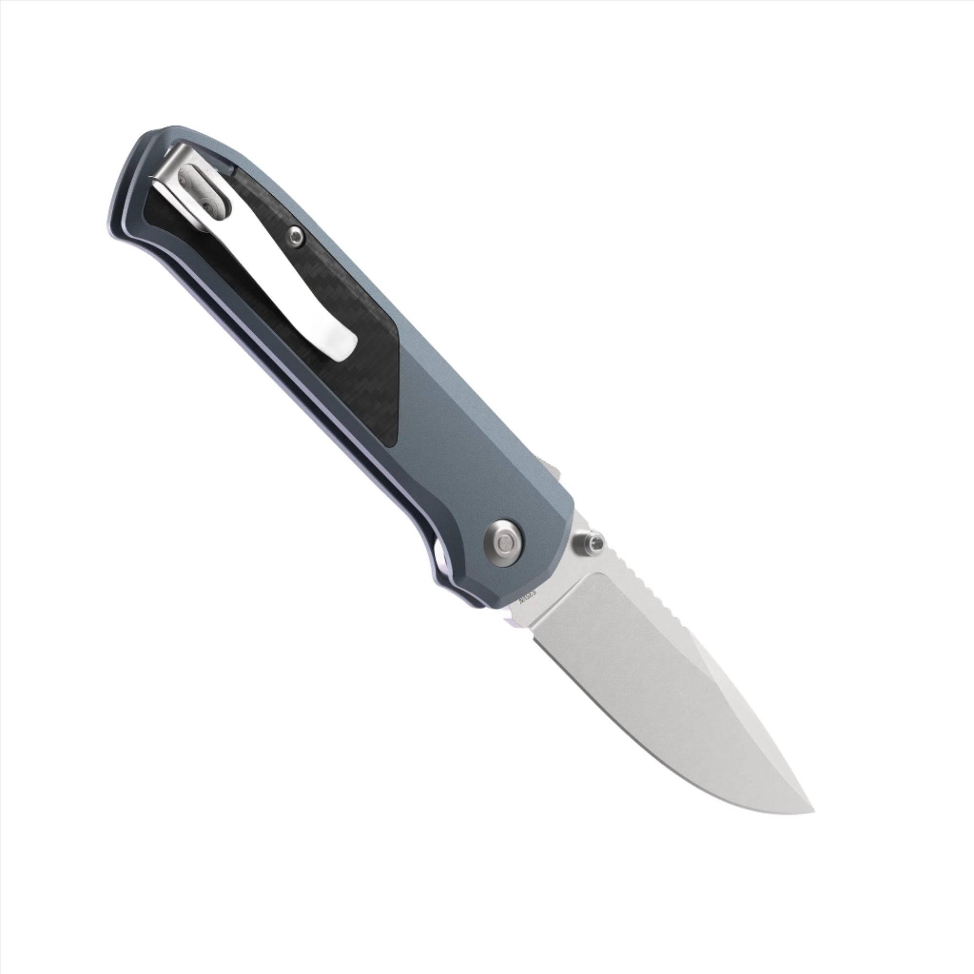 Flytanium Arcade Blue Carbon Knife (Taiwan) - NORTH RIVER OUTDOORS