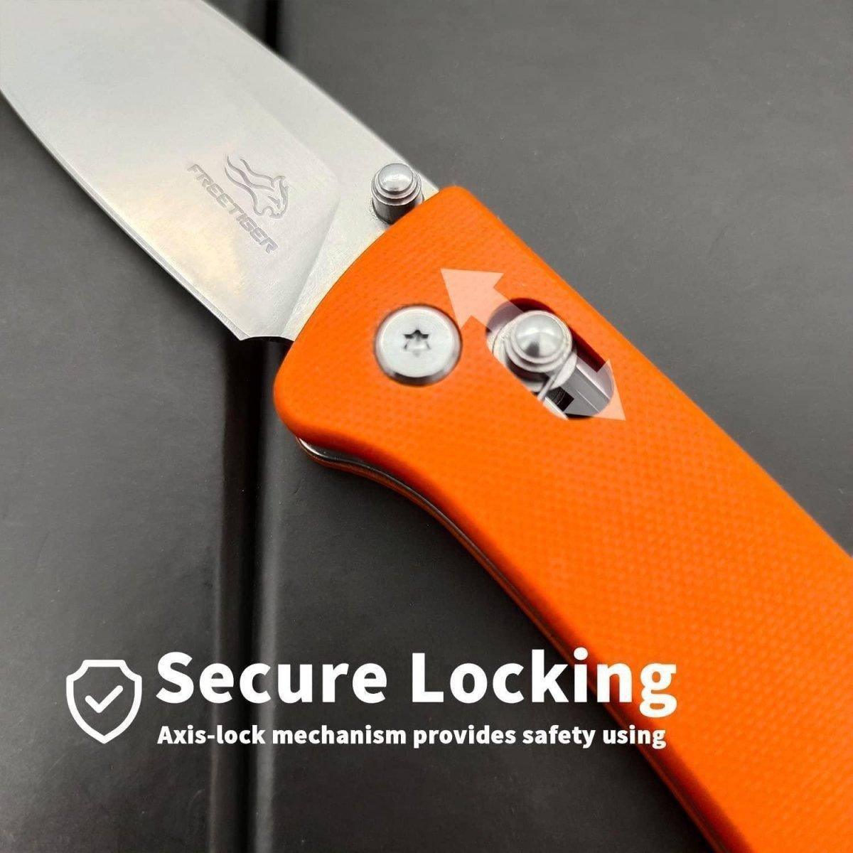 FreeTiger FT2103 Axis Lock Folding Knife D2 3.35" - NORTH RIVER OUTDOORS