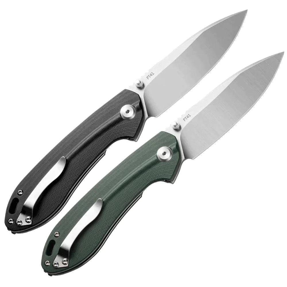 FreeTiger FT41 D2 G10 Flipper Ball Bearing Folding Pocket Knife - NORTH RIVER OUTDOORS