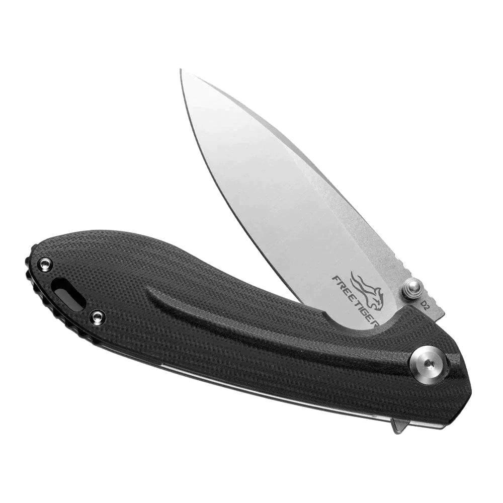 FreeTiger FT41 D2 G10 Flipper Ball Bearing Folding Pocket Knife - NORTH RIVER OUTDOORS