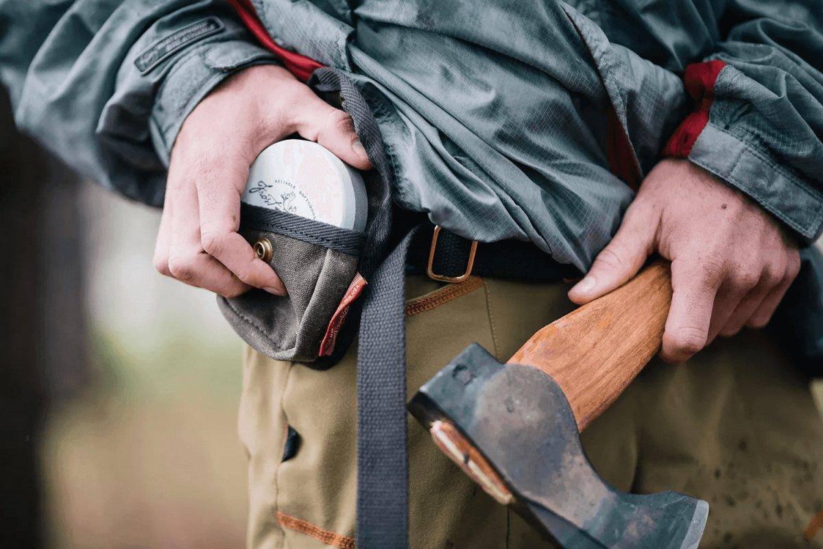 Frost River Canvas Belt Pouch for Sharpening Stones (USA) - NORTH RIVER OUTDOORS