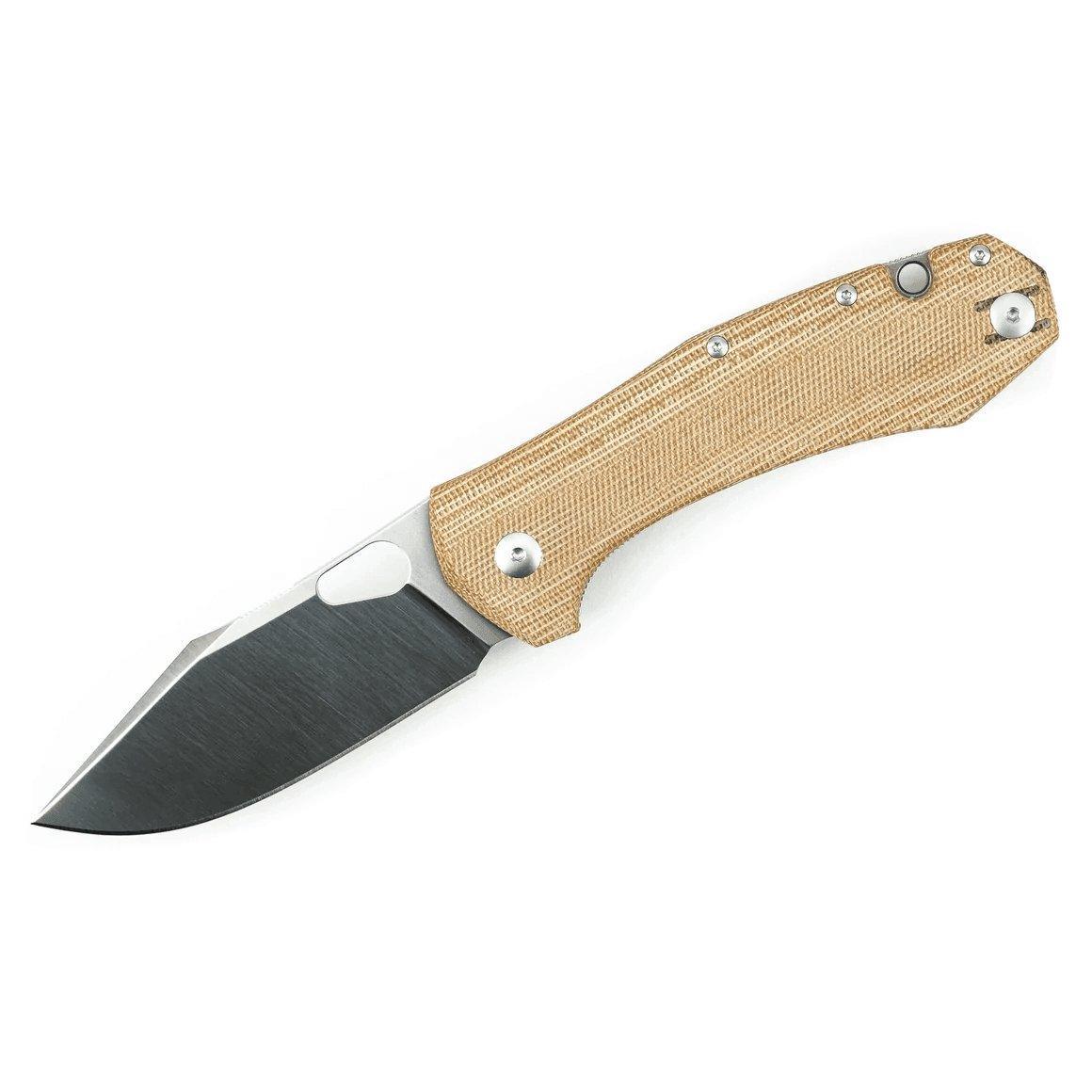 GiantMouse ACE Grand Natural Canvas Folding Knife - NORTH RIVER OUTDOORS