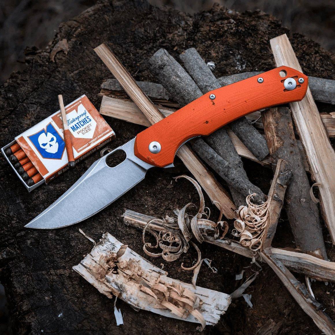 GiantMouse ACE Jutland Orange G10 Folding Knife - NORTH RIVER OUTDOORS