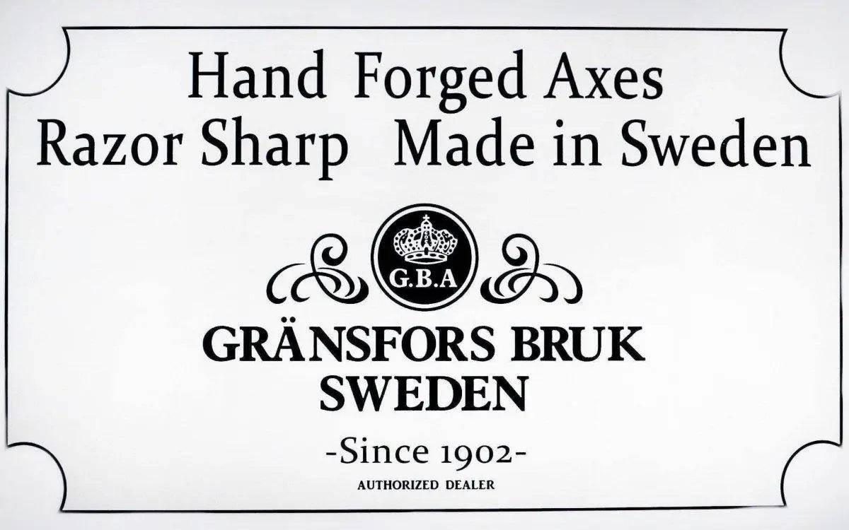 Gransfors Bruk Double Bit Working Axe #490-2 (Sweden) - NORTH RIVER OUTDOORS