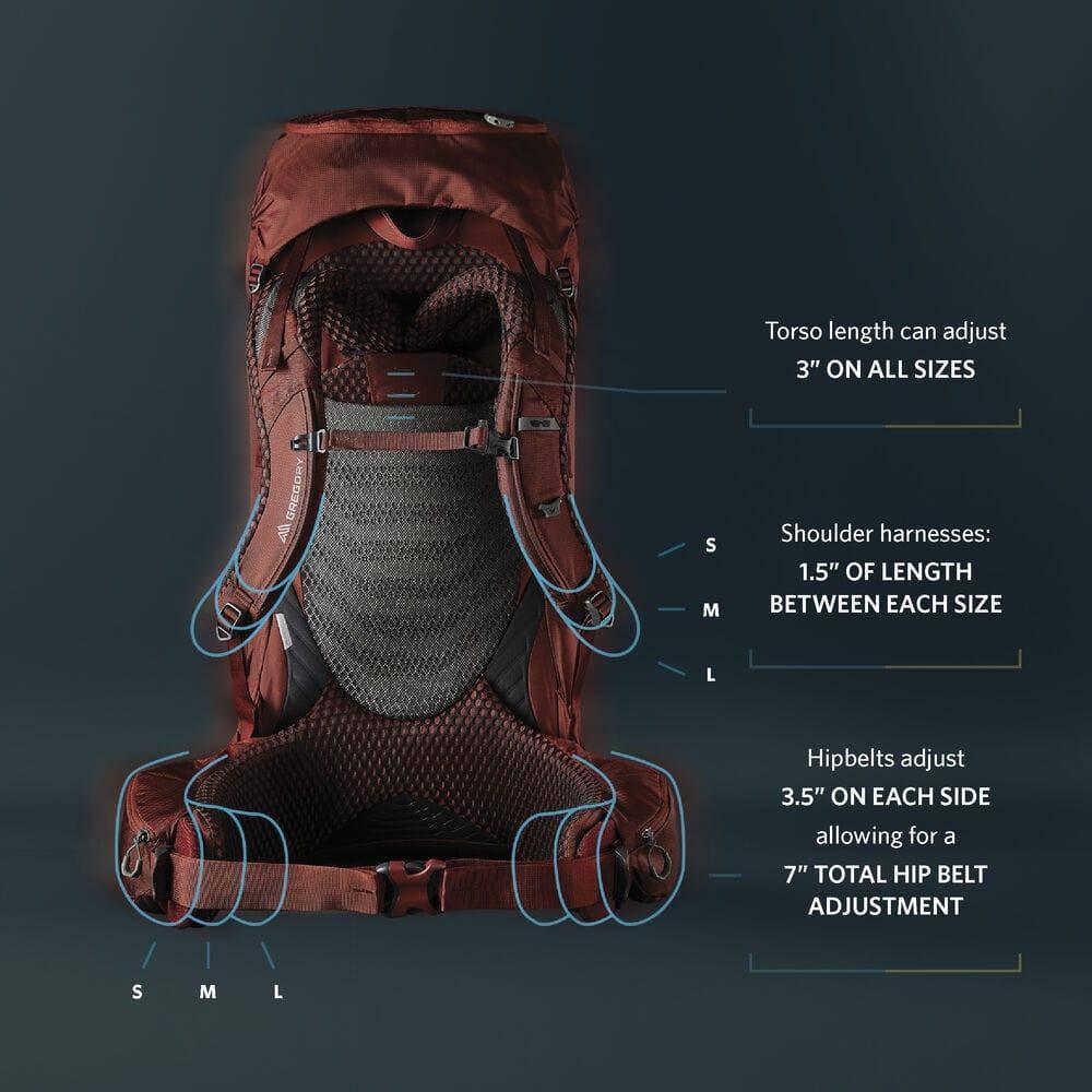 Gregory Mountain Baltoro 65 Large Alaska Blue - NORTH RIVER OUTDOORS