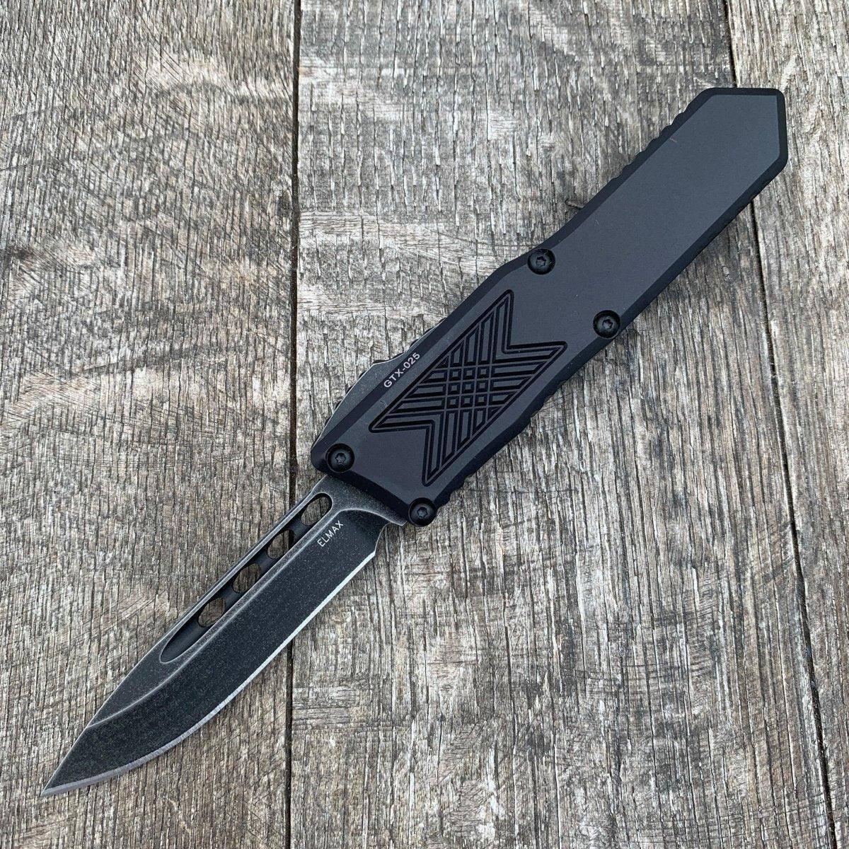 Guardian Tactical GTX-025 OTF Auto Knife (2.5" Dark Stonewash) 12-3611 - NORTH RIVER OUTDOORS